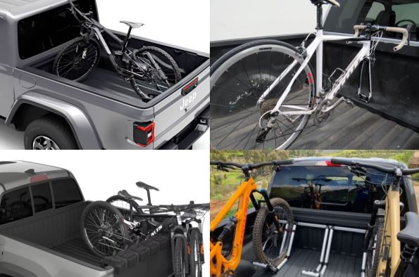 Different types of truck bed bike rack